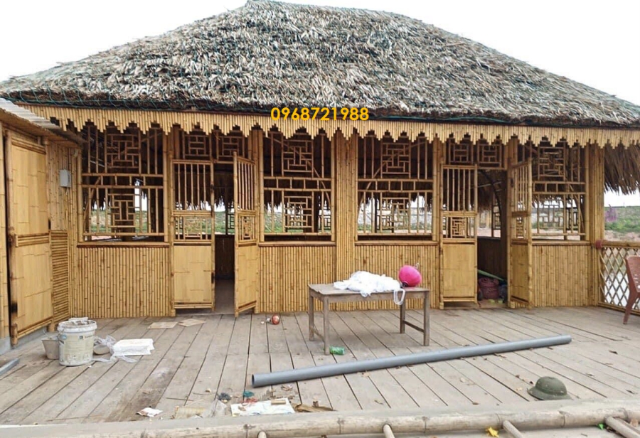 thi công tre trúc