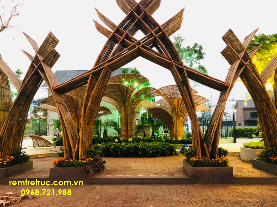 cổng tre trúc
