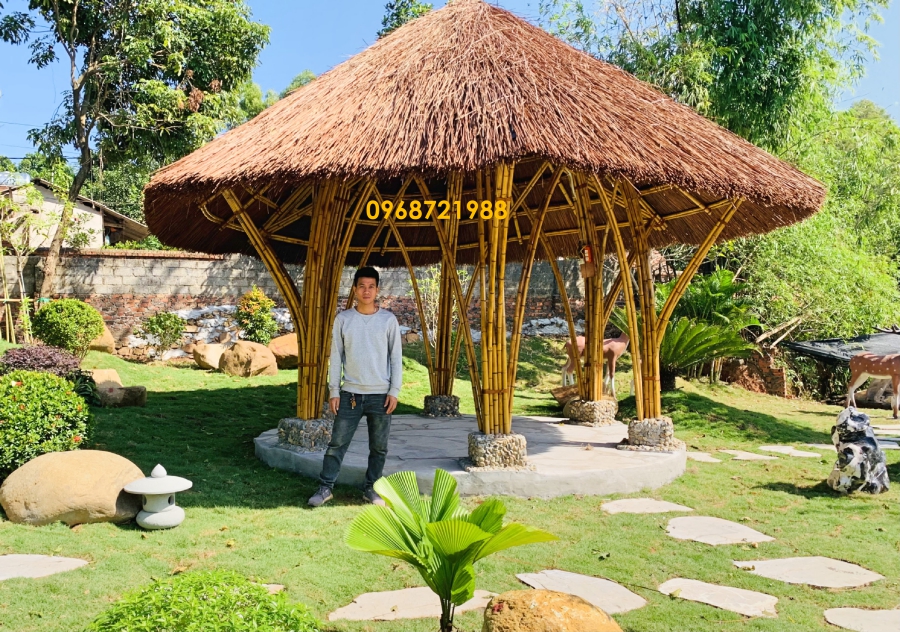 thi công nhà tre